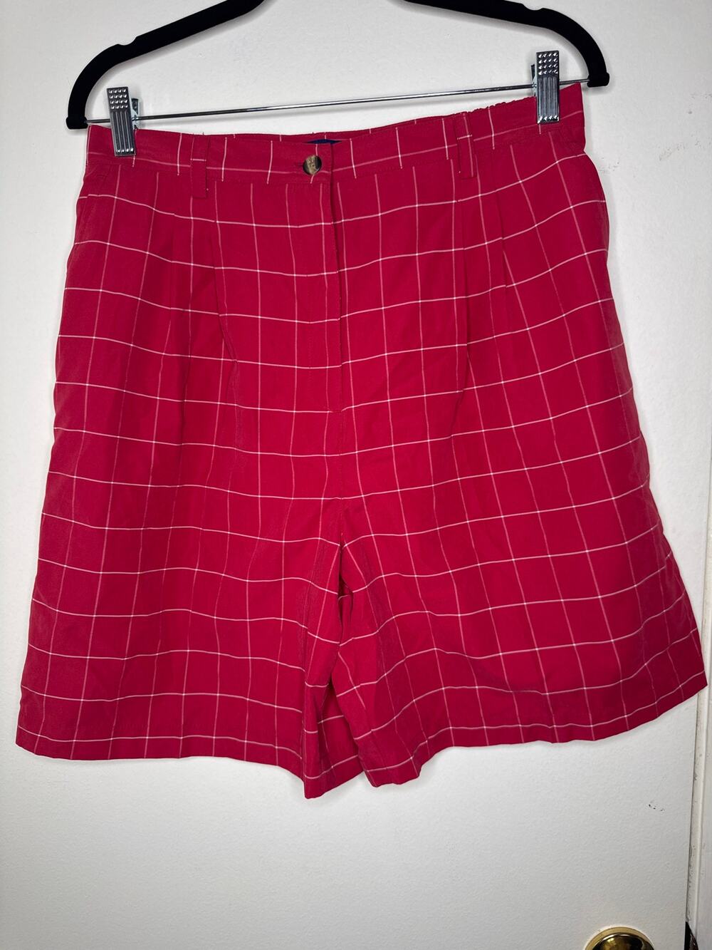 Vintage NWT Karen Scott high waisted red shorts 14petite